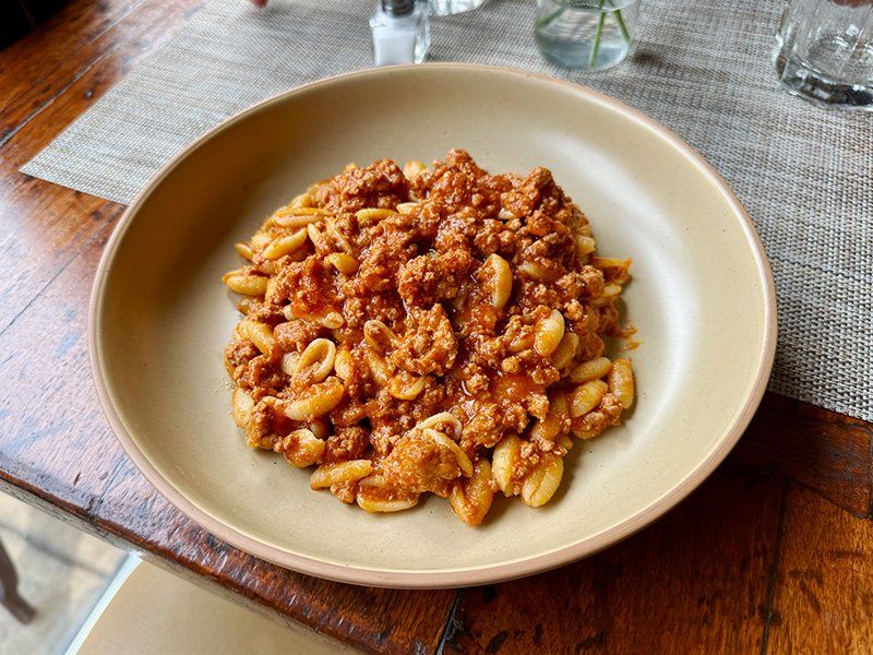 Nine varieties of fresh handmade pasta, made daily