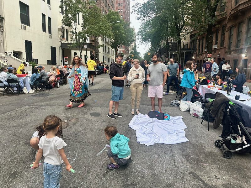 The community gathered on W. 103rd Street for The Longest Table, 2025