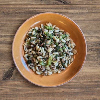 Cavatelli Rapini e Salsiccia