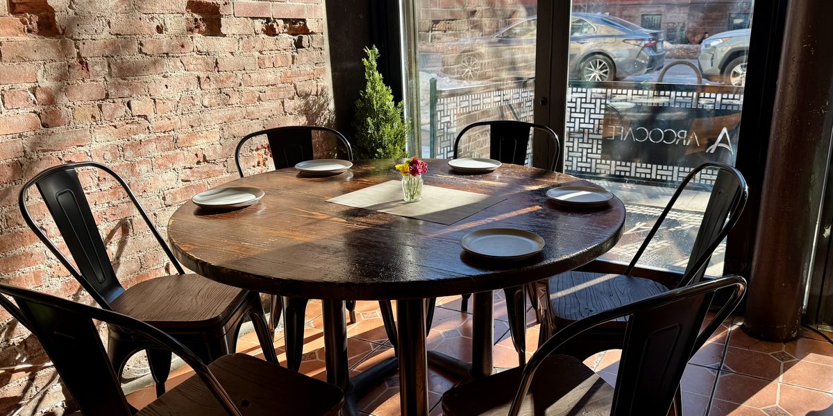 Inside Arco Cafe on the Upper West Side